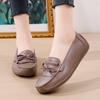 Leather Beans Shoes Women Soft Sole Single Shoes Footwear Fashion Shoes Flip Flop Sandals for Women Casual Summer