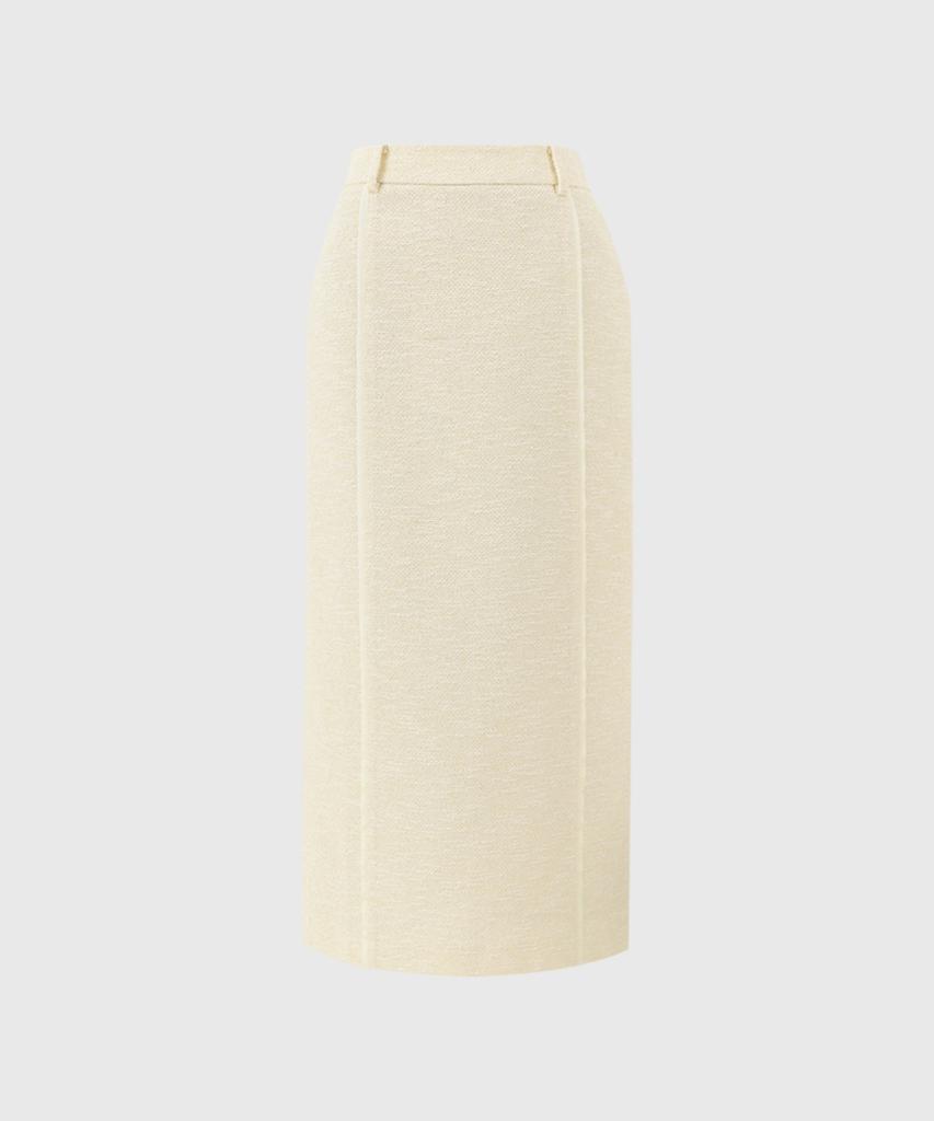 Lugkaeseuteu Moss Tweed Midi Skirt / Moss Tweed Midi Skirt_2Colors
