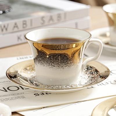 Modische Kaffeetasse im französischen Stil, leichter Luxus, hochwertig, Keramiktassen, Untertasse, Haushalt, Frühstück, exquisite Milchtasse, Geschenke