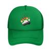 Gay Bear Pride Flag Casquette Women Unisex Outdoor Hats Paw Symbol  Adjustable Sun Cap Casual Baseball Caps
