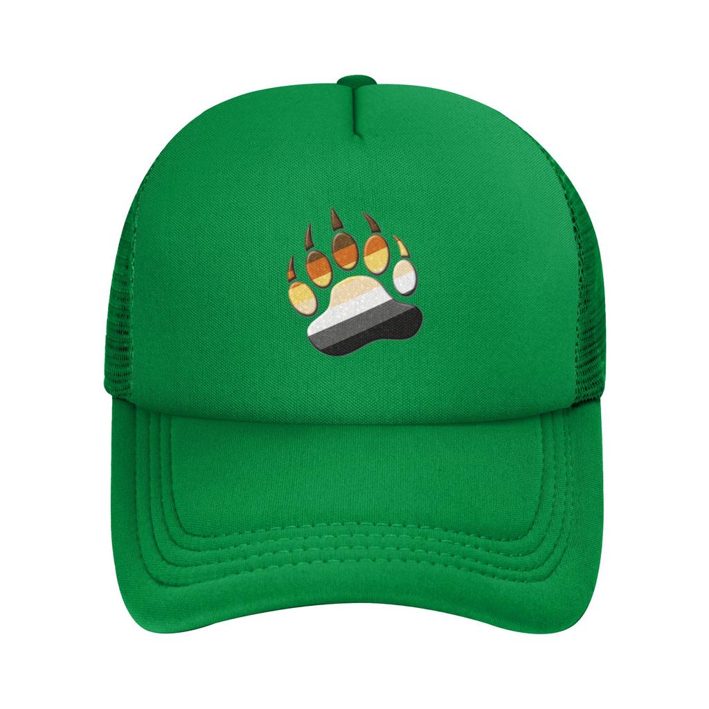 Gay Bear Pride Flag Casquette Women Unisex Outdoor Hats Paw Symbol Adjustable Sun Cap Casual Baseball Caps