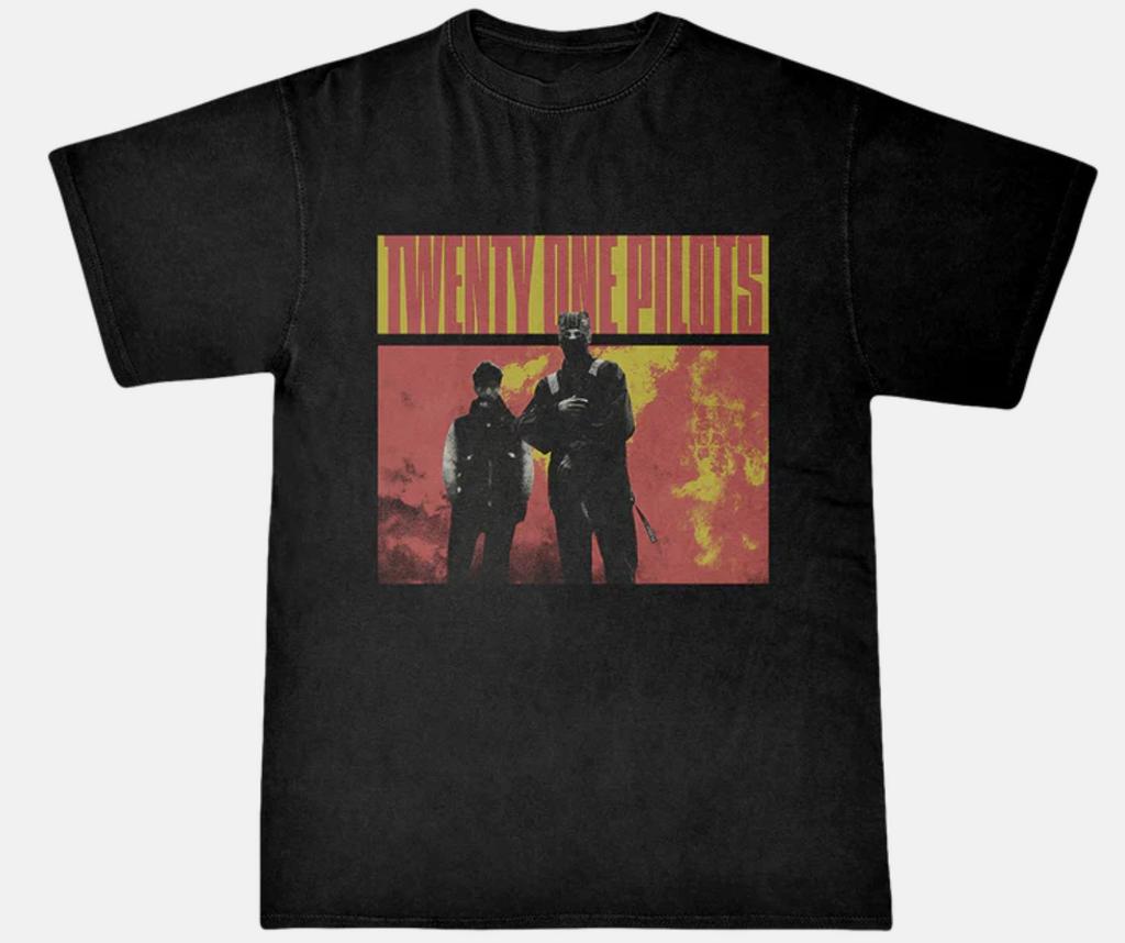 Twenty One Pilots Gerahmtes Premium Garment Dye T-Shirt Streetwear T-Shirt Mode T-Shirts Herren Damen Bekleidung Grafik T-Shirts