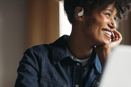 JBL Sense Lite True Wireless Open-Ear Earphones Bass Boost Multi-Point IP54 Dust Water Resistance Liquid Silicone Ear Hooks Bluetooth 5.4 White