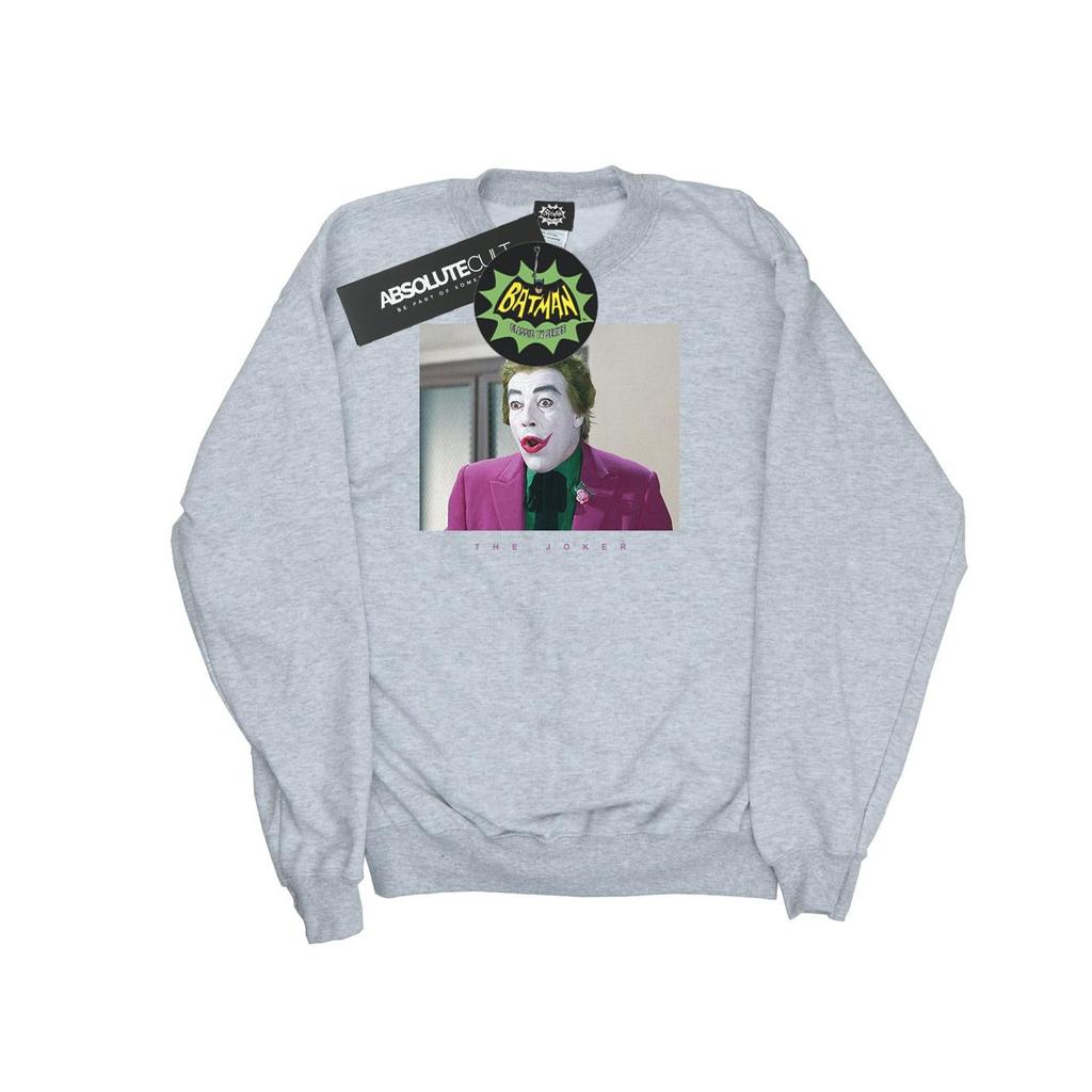 DC Comics Mens Batman TV Series Joker Photograph Sweatshirt