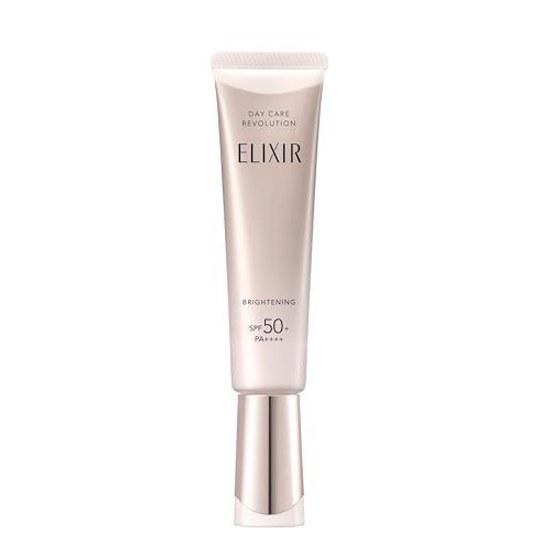 Elixir UV Emulsion Day Care Revolution Brightening +ba 2025 Model 35mL Quasi-drug SPF50+PA++++ Morning Use Daytime Makeup Base Sunscreen Whitening