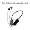 Thin Radio Sports Earphones with Constructed Shade Screen and Ergonomic Neck Plan