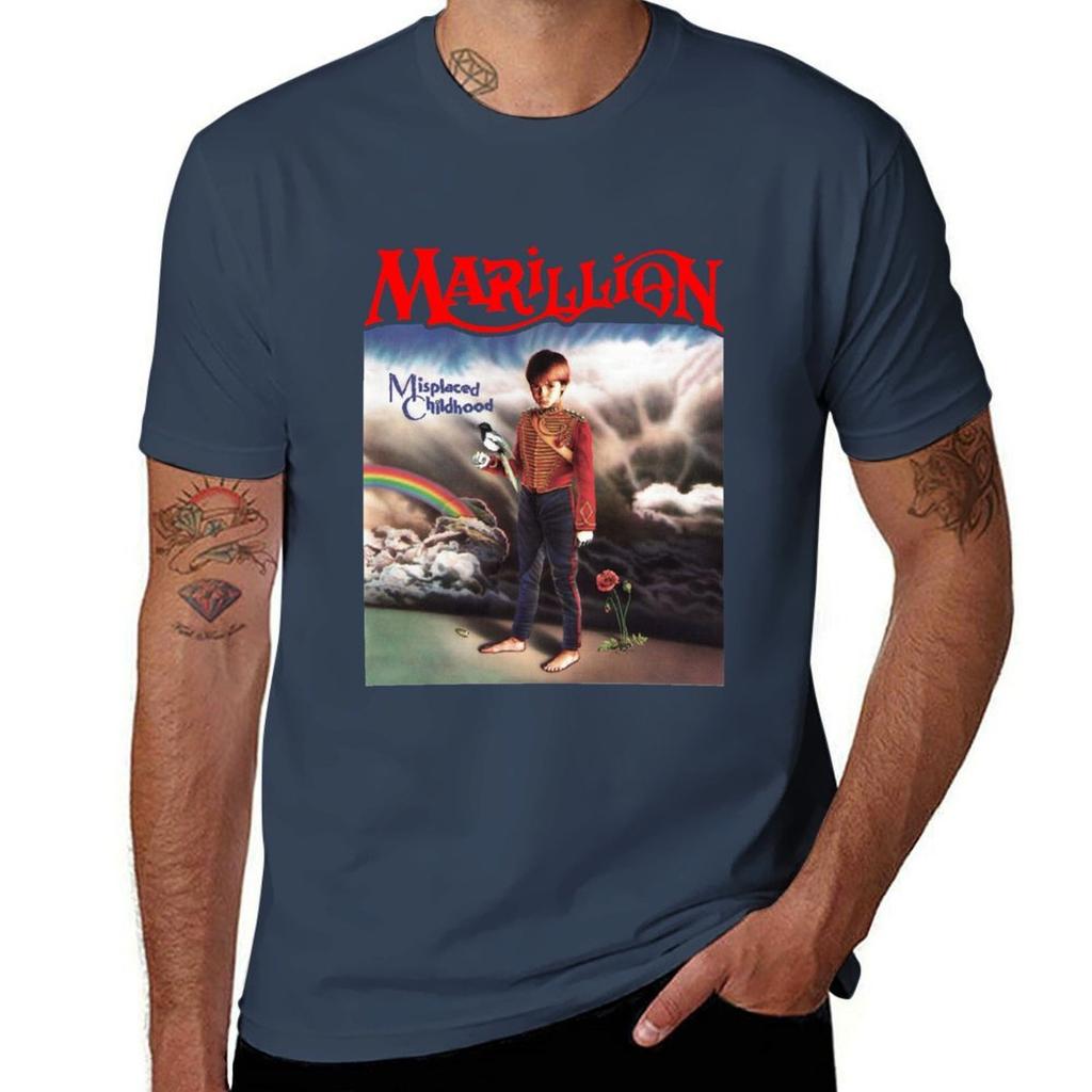 Misplaced Childhood  MARILLION BAND TShirt Casual Daily Wear Short Sleeve Top