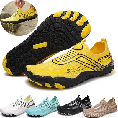 Wasserschuhe Damen Herren Zum Hineinschlüpfen Strand Barfuß Draußen Oberlauf Waten Schwimmen Aqua Schuhe Sommer Training Fitnessstudio Sportschuhe Unisex Neu