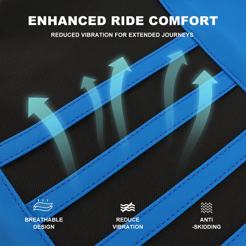 For Yamaha Blaster 200 YFS200/YFS200SE/YFS 200 1988-2006 Motorcycle Non-Slip Seat Cover Leather Striped Grip Gripper Seat Cover