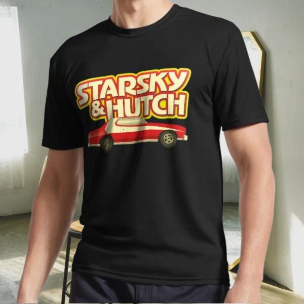 

New Shirt Starsky and Hutch Rare Ringer Active Logo T-Shirt Funny Size S to 5XL M