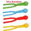 Outdoors Snowball Clip Snow Grasping Clamps Tool Multi-Shape Cartoon Snowballs Grabber Throw Snow Ball Sports Toys Kids Gift
