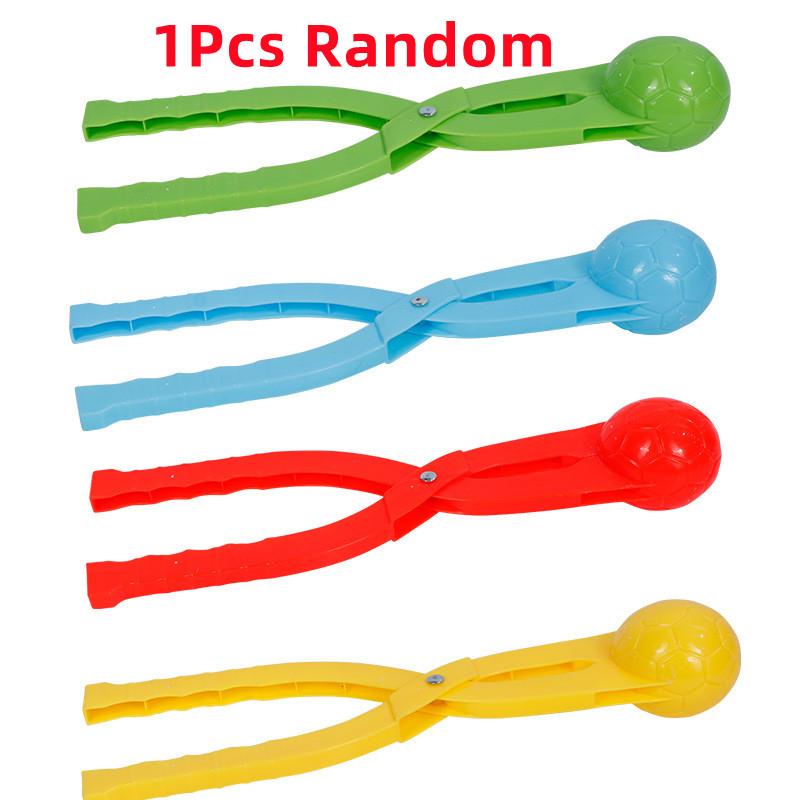 Outdoors Snowball Clip Snow Grasping Clamps Tool Multi-Shape Cartoon Snowballs Grabber Throw Snow Ball Sports Toys Kids Gift
