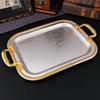 Fruit Tray,Metal Cake Plate,Silver Smooth Surface Portable Hand Snack Disc,Nuts Organizer Wedding Party Desktop Decoration