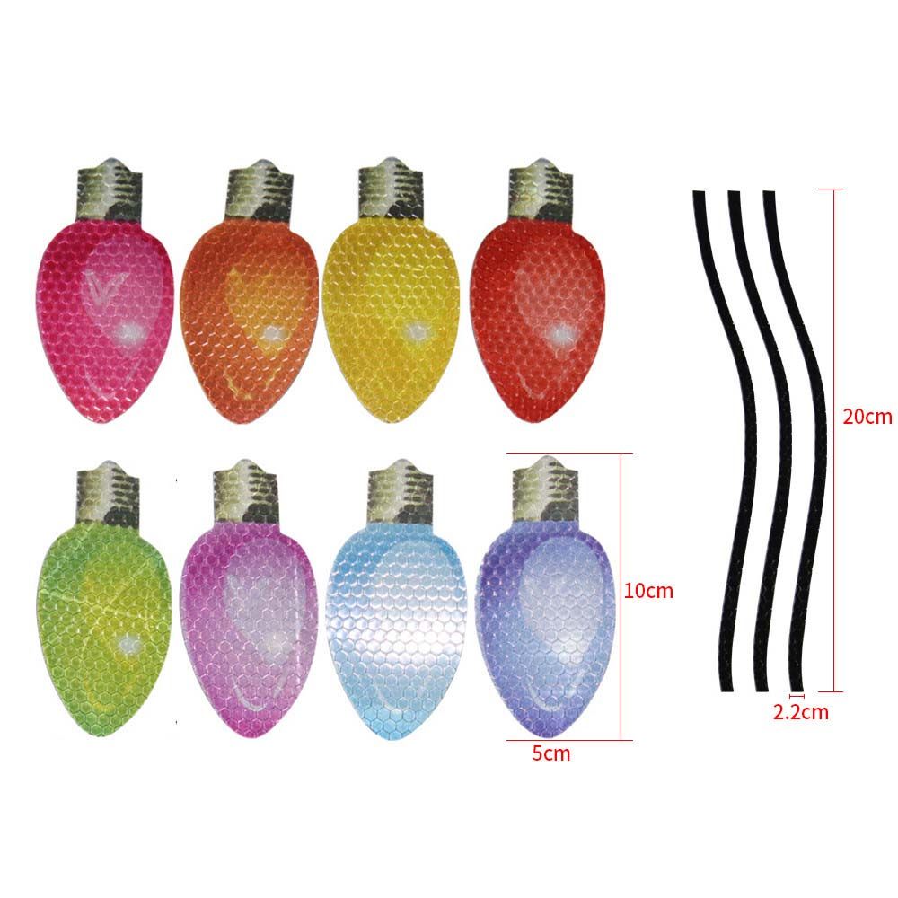 

Рождественские ПВХ наклейки Магнитная светоотражающая наклейка на автомобиль Внешние аксессуары Стайлинг автомобиля Украшение 01