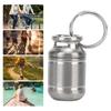 Portable Titanium Alloy Medicine Holder Waterproof Warehouse Mini Pill Storage BottleS
