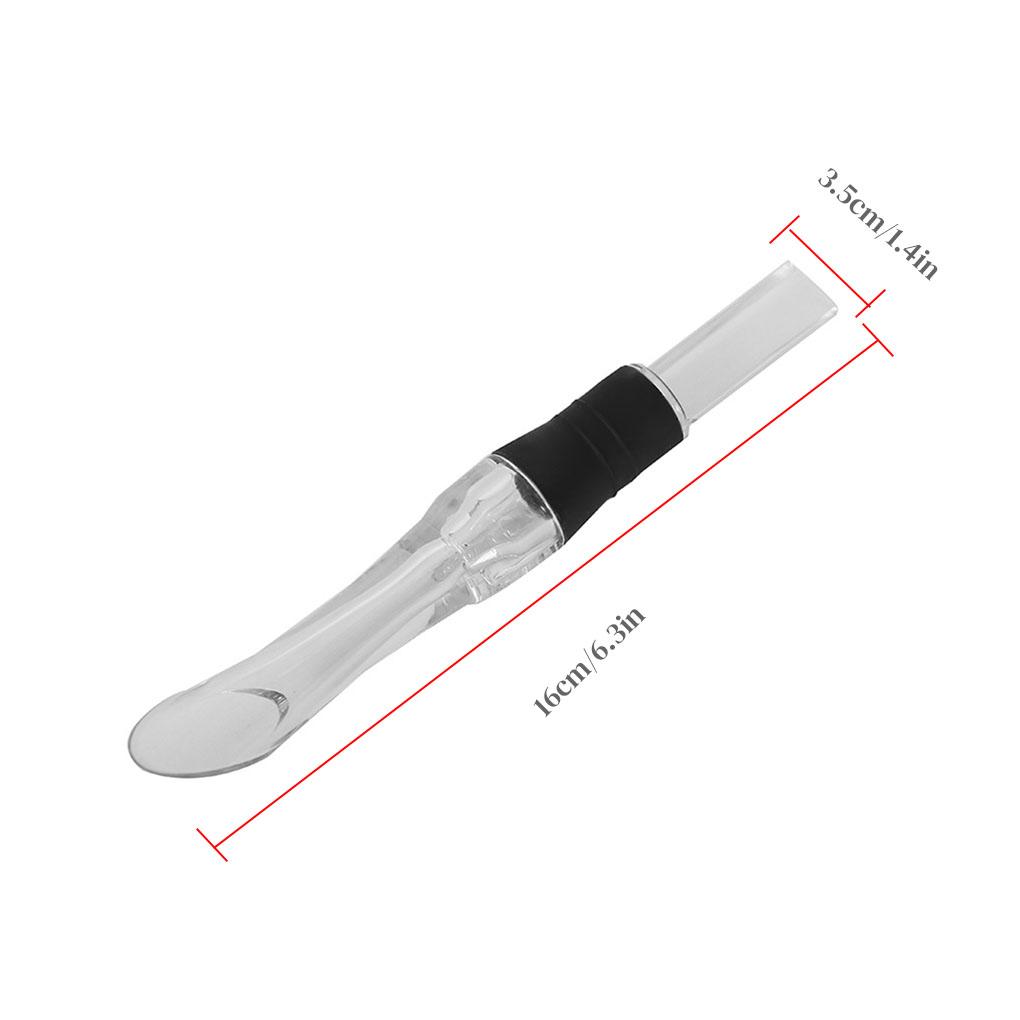 Wine Pourer Silicone Washable Safe Portable Pen-shaped Wine Aerator for Party Pub