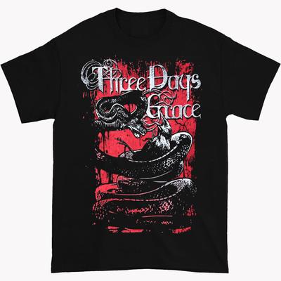 T-shirt Three Days Grace Tee hommes Et Femmes Tee hommes S-4XL Groupe T-shirt Unisexe
