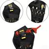 Lightweight Multiple Pocket Tool Bag Case For Drill And Tool Featuring Reinforced Oxford Materials And Comfortable Strap