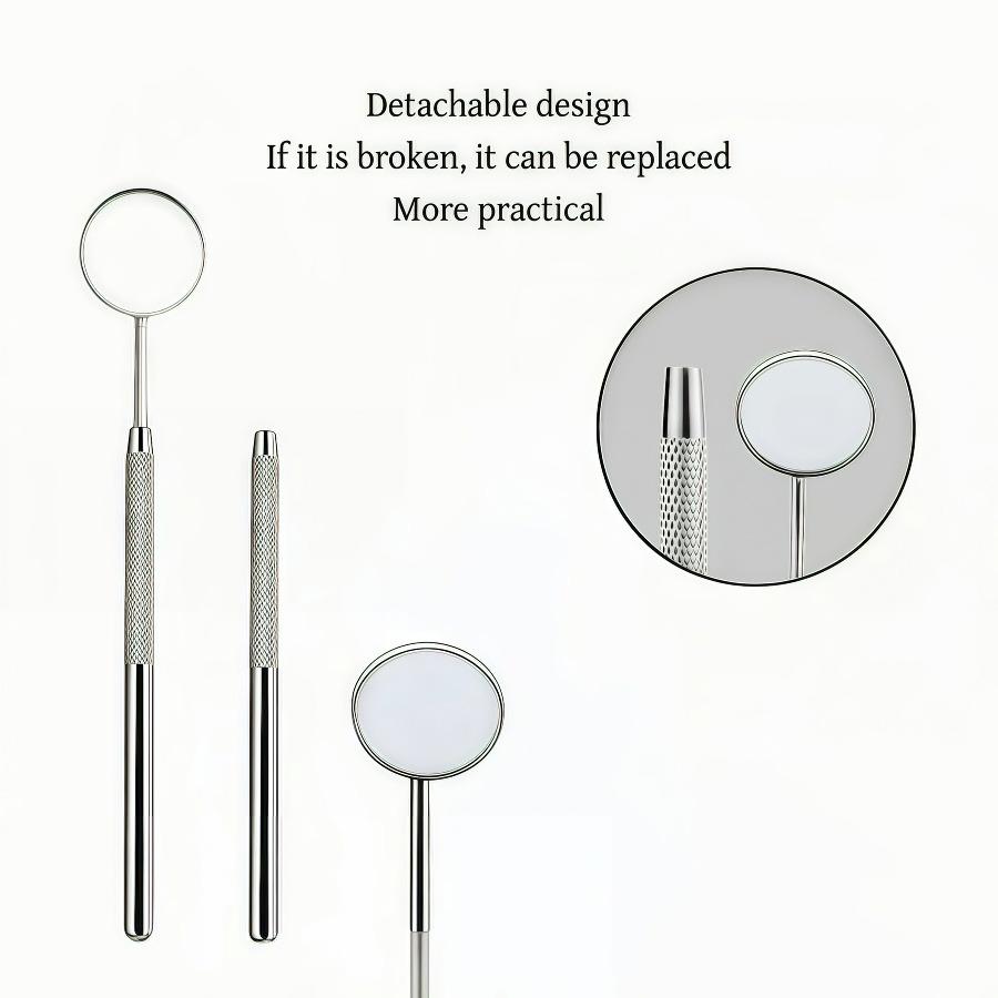 Sterilizable Dental Mouth Mirrors Stainless Steel Teeth Whitening Clean Oral Tools Dentist Supplies