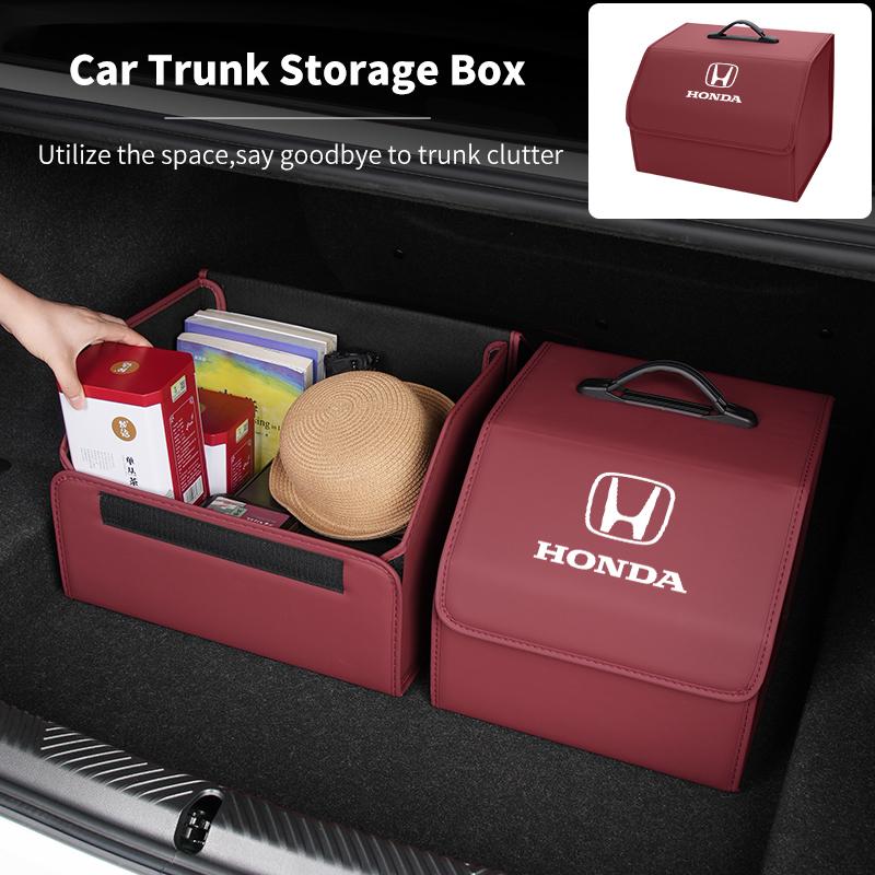 Car Trunk Storage Box Large Capacity Tools Organizer Accessories For Honda Civic Fit Accord Odyssey City Pilot Jazz CRV HRV Lege XO9