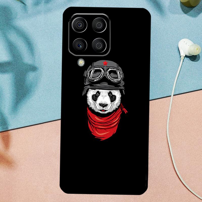 Cartoon Cute Panda Bear For Samsung Galaxy M14 M34 M54 M20 M06 M16 M12 M13 M15 M35 M55 M33 M53 M21 M31 M32 M52 Case
