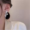 New Fashion Korean Imitation Pearl Drop Earrings For Women Bohemian White Round Zircon Wedding Earrings Jewelry Gifts