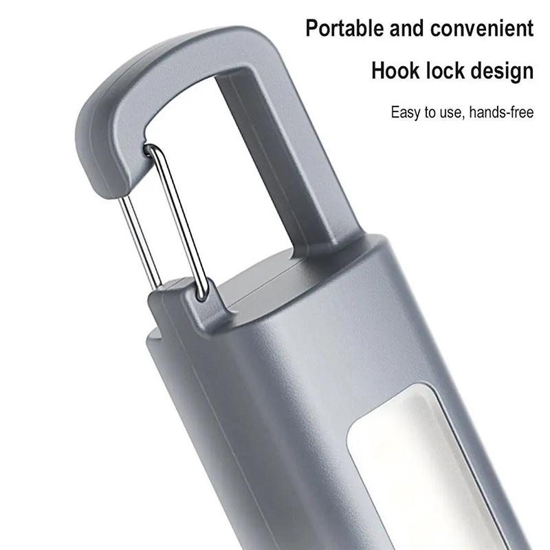 Led Torch Light Xpe Super Bright Flashlight With Hook Camping Light Rechargeable Zoomable Waterproof