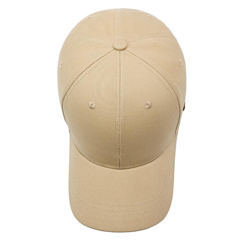 Mens Adjustable Cotton Baseball Cap With Sun Protection For Outdoor Activities