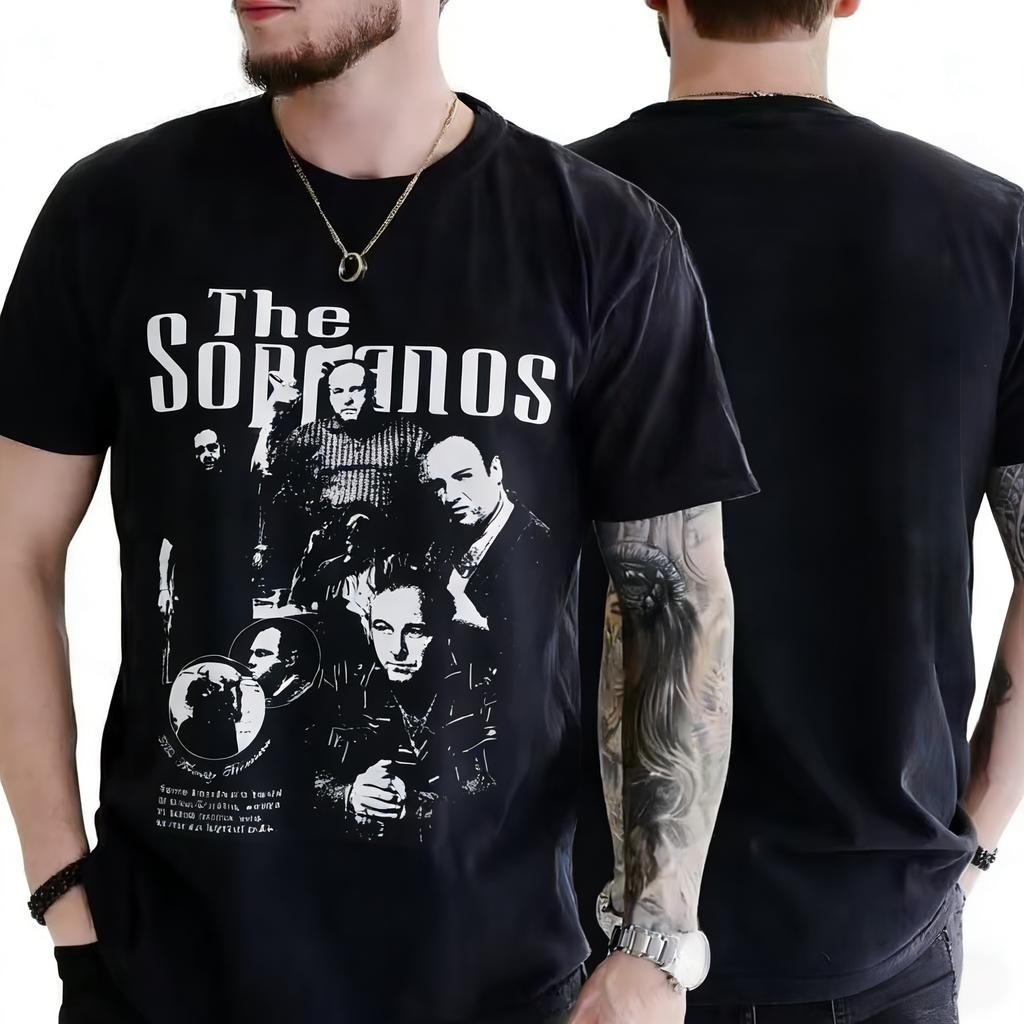 Tony Soprano Graphic T Shirt Vintage Retro TV Unisex Summer Cotton Men Women Top Tee Short Sleeve Streetwear Loose Casual Trendy