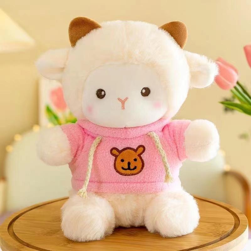Internet celebrity Polk lamb plush toy clothing lamb doll cute birthday gift doll wedding souvenir
