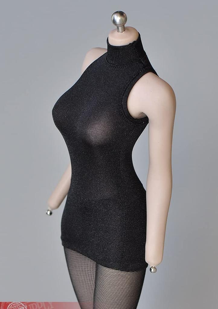 Figure Beauty Black Translucent Vest One Piece Clothes and Body Not [TOYBARJAPAN] 1/6 Accessories/Sexy (Head Included)