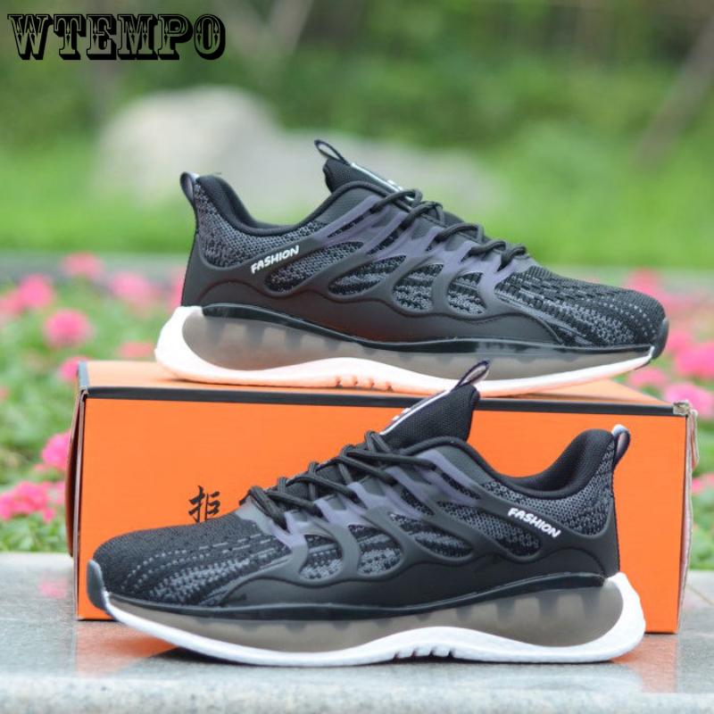 WTEMPO Neutral Summer Sneakers Men's Lightweight Breathable Thin Mesh Sport Shoes Women's Slip Resistant Casual Shoes Shock Absorbing Running Shoes