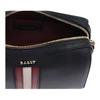 Bally Color Block Striped Letter Logo Detachable Chain Leather Mini Handheld Crossbody Shoulder Bag Women Bags Black 6238350