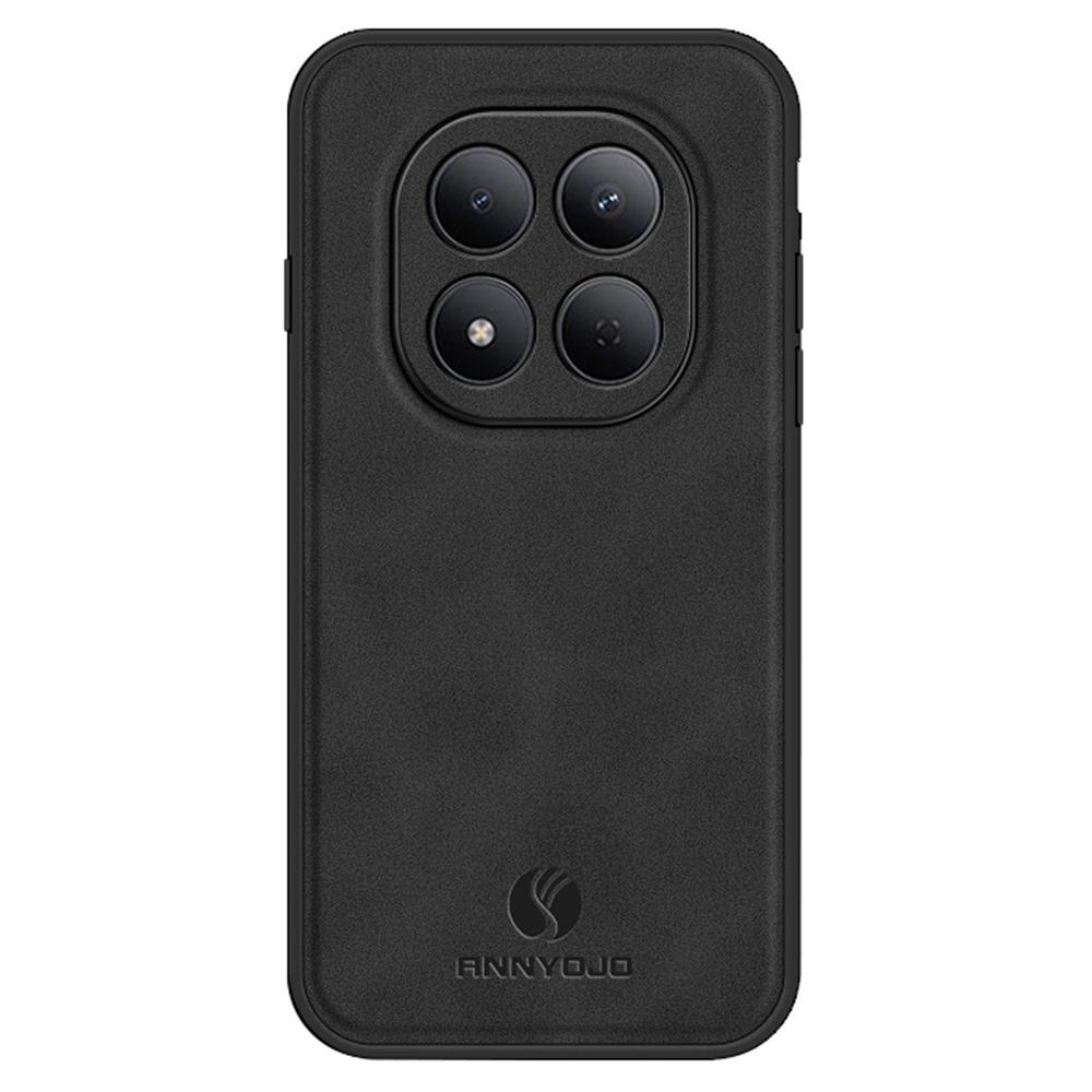 ANNYOJO For Xiaomi Redmi Note 15 Pro 5G (Global) Case PU Leather + PC + TPU Anti Drop Phone Back Cover