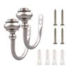 2Pcs Vintage Style Curtain Holdbacks Wall Mounted Tieback Hooks Drapery Tie Backs  Home Decor