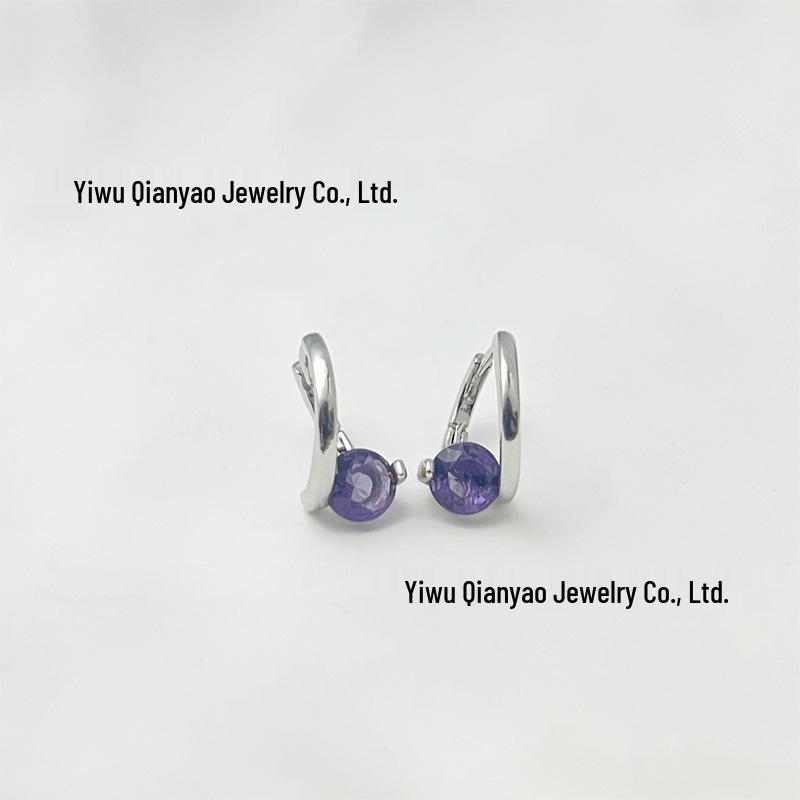 Pendientes Geométricos Coreanos de Circonita: Diseño Elegante, Versátil, Minimalista