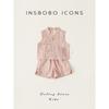 Insbobo Girls Summer Set Children's New Hanfu Baby Chinese Style Sleeveless Vest Two-piece Set Summer