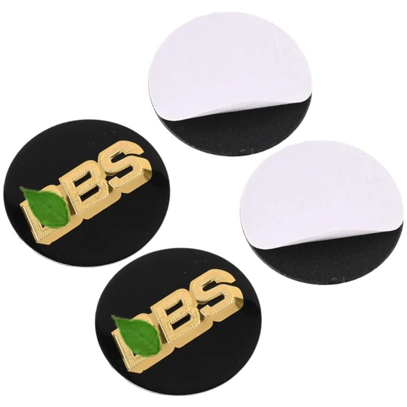 56mm Wheel Center Protector Badge ABS Wheel Center Hub Caps Simple Installation Decorative Sticker