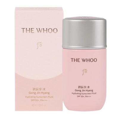 Gongjinhyang Soo Hydrating Sunscreen Fluid SPF50+ PA+++ 60ml Korean Herbal UV Protection Sun Cream K-Beauty
