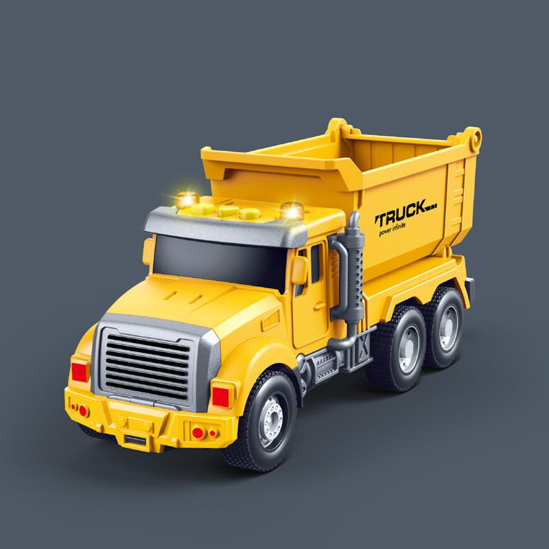 Multifunction Truck Mixer Inertia Vehicle Toy Sound Story Features Children Play