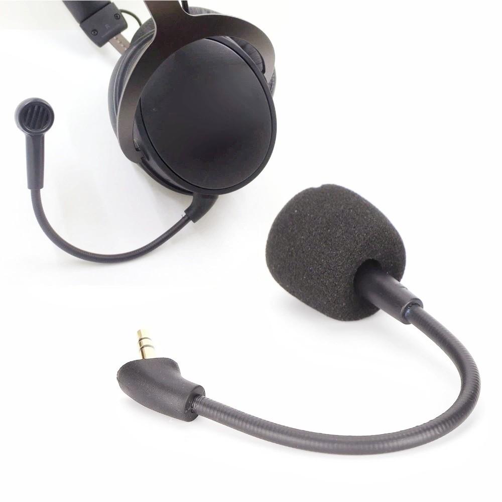 Bendable Arm Mic Replacement Noise Cancelling Mic for HyperX Cloud Mix for Online Voice Chat