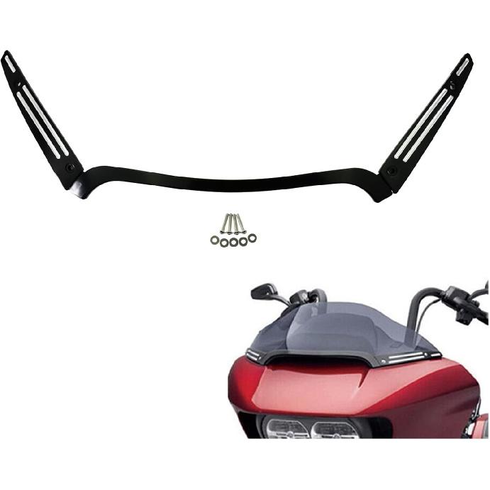 HDBUBALUS Motorcycle Split Windshield Trim Side Trim Kit Fit for Harley Road Glide CVO FLTRU FLTRX 2015-2024