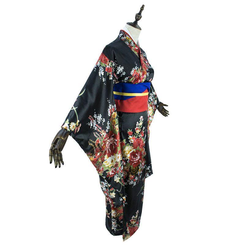 Hell Girl Cosplay Enma Ai Original Cosplay Costume Japanese Anime Kimono Cosplay Outfit Female Wig