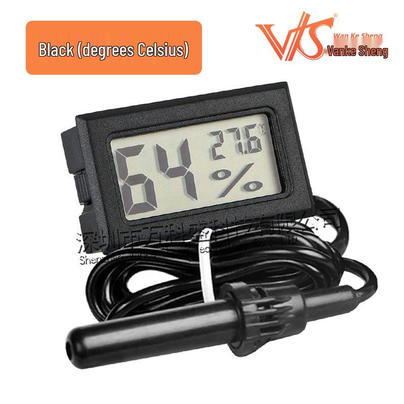 Digital Thermohygrometer FY-12: Electronic Temperature & Humidity Meter with Probe