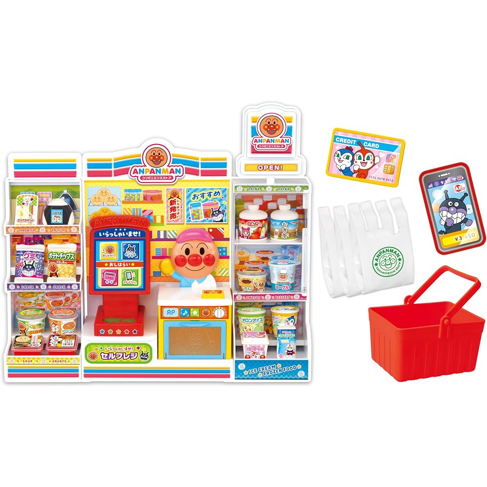 Sega FAVE (SEGA FAVE) Anpanman Self-Checkout Big Stuff! A talkative Anpanman convenience store