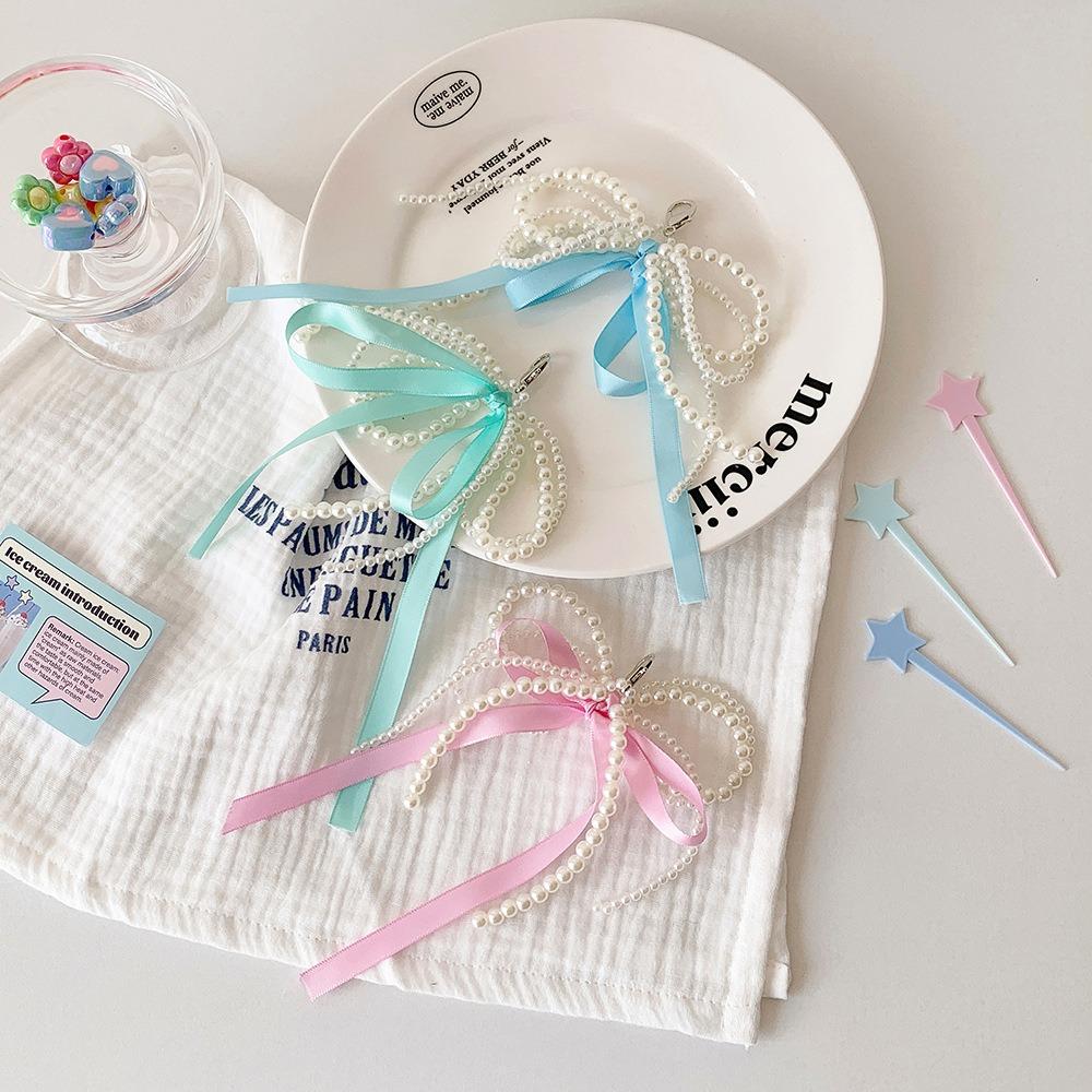 Love Heart Pendant DIY Ribbon Photocard Holder Idol Card Display Protector  School Stationery
