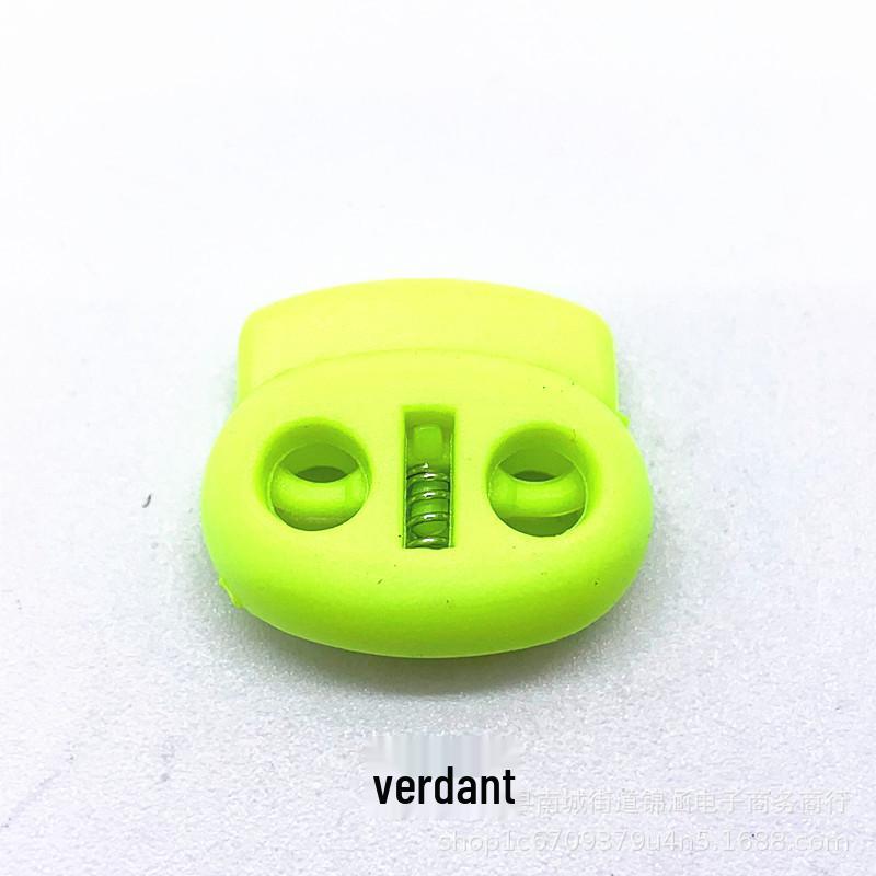 Spring Plastic Cord Lock for Clothing: Hoodie Hem, Shoelaces, Drawstrings, and Trouser Legs