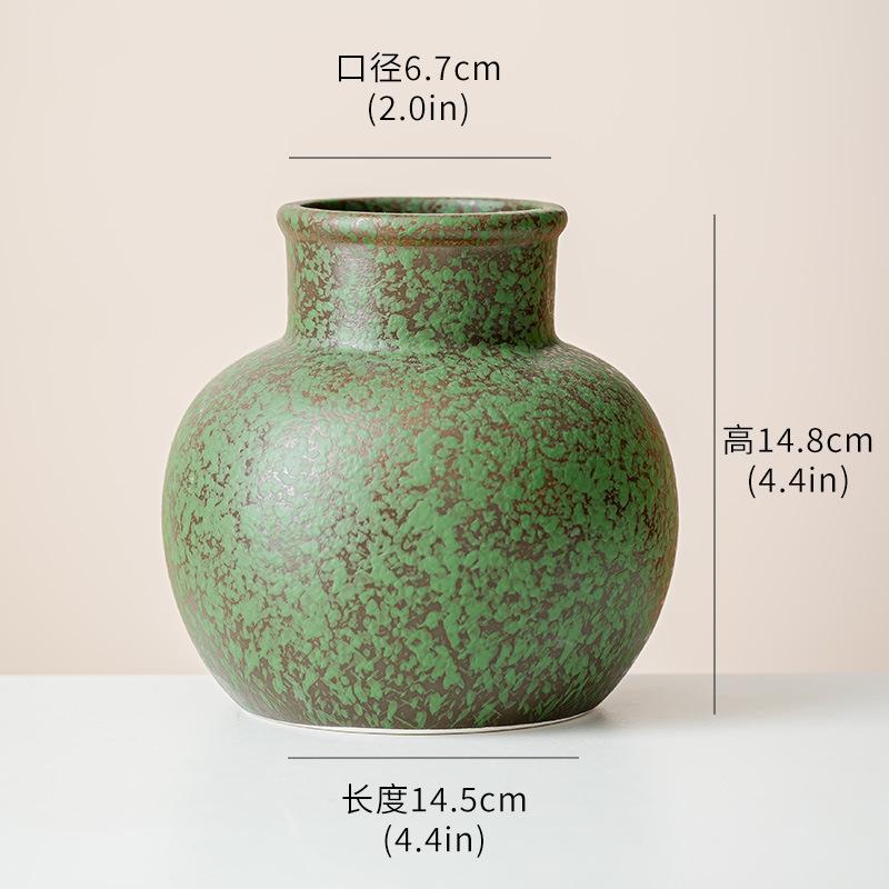 

Керамические вазы, Кашпо для цветов, Ретро стиль, Модели домов, Домашний декор, Украшения, Высококлассный вид, Декоративные украшения Late Qing Dynasty Vase