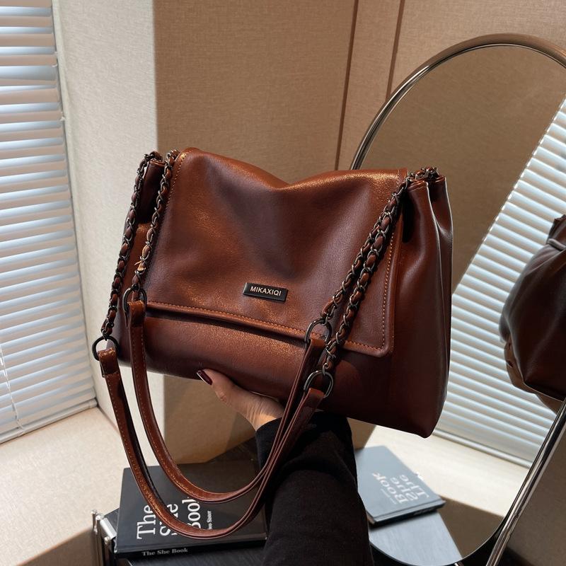 Módní univerzální taška přes rameno Dámská nová velkokapacitní nákupní taška Ležérní malá čtvercová taška