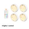 13 Colors Battery Powered LED Wall Light Ceiling Light, LED Light with Remote Control for Bedroom Kitchen Cabinet Light